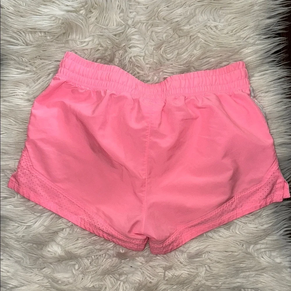 Under Armour Girl's Vibrant Pink Athletic Shorts